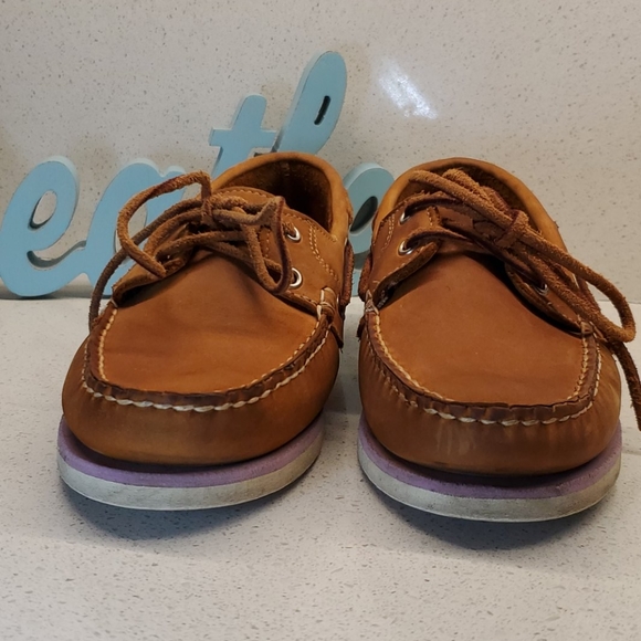 TIMBERLAND wms leather loafers (sz 6.5) - Picture 5 of 8